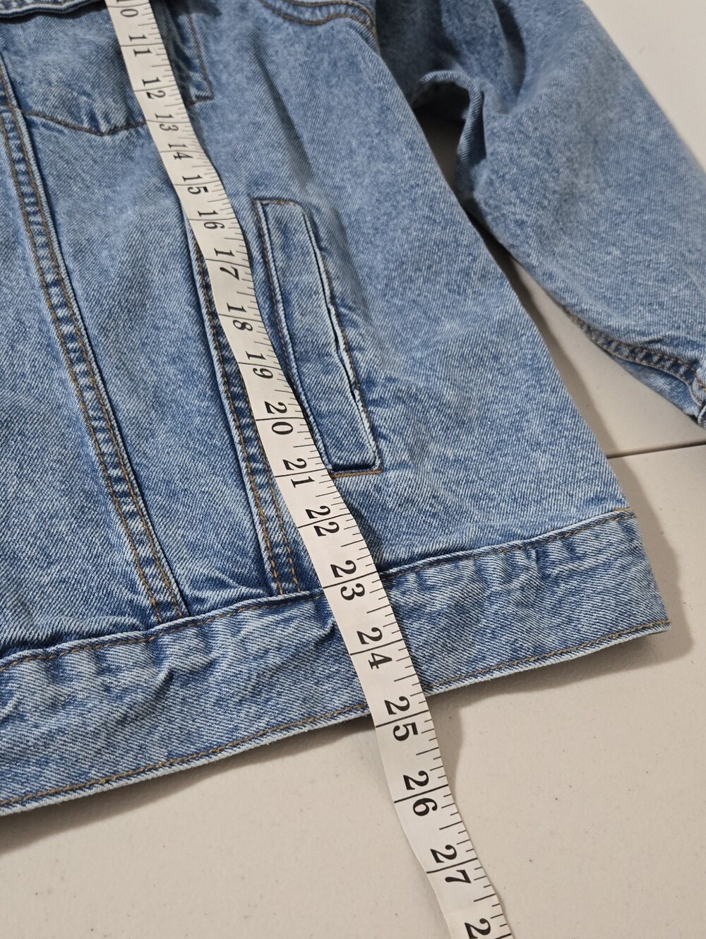 Cotton On Born This Way Foundation Classic Trucker Denim Jacket - Size M - Picture 8 of 13